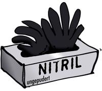 Leipold Doehle 14680 100 pc(s) Nitrile Gants à usage unique Taille (gants): 7, S