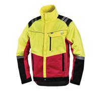 Leipold + Döhle Forstschutzjacke Komfort Taille M jaune fluo/rouge Quantité:1