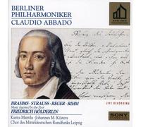 Leipzig Middle Brahms / Strauss / Reger / Rihm: Music inspired by the poet (CD)