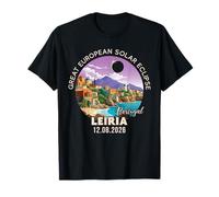 Leiria, Portugal Great European Solar Eclipse 2026 T-Shirt