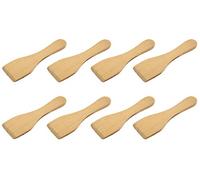 Leisial 8pcs Spatules en Bois pour Raclette Barbecue Fromage Enlèver