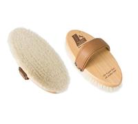 Leistner Brosse de pansage en poils de chèvre 190 x 85 mm, 100 % poils de chèvre