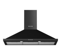 Leisure H92K - Hotte - hotte décorative - largeur : 89.8 cm - profondeur : 50 cm - evacuation & recyclage - noir Noir