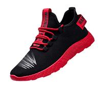 Leisure le Flying Tourist Sports Chaussures de sport pour homme Chaussures de course à pied pour homme, Rouge, 39 1/3 EU