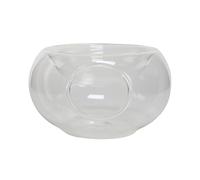 Leisurealeaneag Bols à dessert en verre transparent pour crème glacée, fruits, cocktail, salade, apéritif, 600 ml