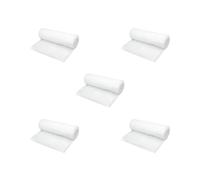 Leisurealeaneag Lot de 5 rouleaux de neige pour décoration d'intérieur de village - 120 x 33 cm - Blanc