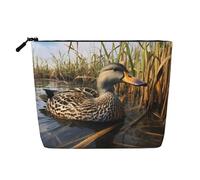 Leisurely Mallard Duck Trousse de toilette et cosmétique pour femme Unisexe