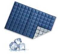 Leisuremix PCM Tapis rafraîchissant pour les personnes et les chiens, auto-refroidissant, pour l'extérieur, pliable, 37 x 25 cm, le refroidissement commence à moins de 28 °C, pour l'extérieur,