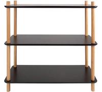 Leitmotiv Cabinet, Bambou, Noir, Taille uniq