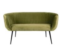 Leitmotiv - Canapé en velours Majestic - 2 Places - Vert vert G