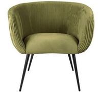 Leitmotiv - Fauteuil en velours Majestic - Vert Vert