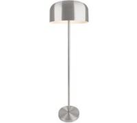 Leitmotiv - Lampadaire en métal Capa - Hauteur 150 cm - Argent - Capa Acier brossé G