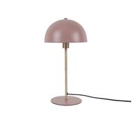 Leitmotiv Lampe à poser design métal Bonnet - H. 39 cm - Vieux Rose