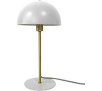 Lampe À Poser Design Métal Bonnet - H. 39 Cm - Blanc