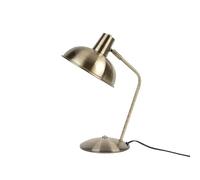 Leitmotiv Lampe à poser Hood en métal brossé