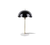 Leitmotiv - Lampe De Table - Waved Dome - Noir - Noir