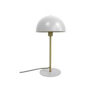 Leitmotiv Lampe boule rétro blanc et or