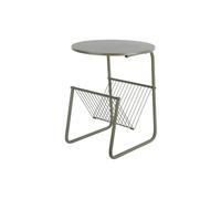 Leitmotiv Riqueza Revista - Table d'appoint - Vert - 40 x 40 x 49 cm - Autres - Métal - Table basse - Table basse - Table basse - Petite table pour salon et chambre à coucher