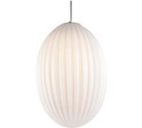 Leitmotiv - Suspension luminaire design vintage Smart large - Blanc - Smart Blanc G