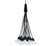 Leitmotiv - Suspension lustre design Bundle - Noir - Bundle Incolore G