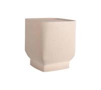 Leitmotiv Table d'appoint Boaz Cuadro - Gris chaud - 37x37x40cm - Carré - Métal - Petite table - Table basse - Table de chevet - Table de canapé - Convient pour le salon et la chambre à coucher