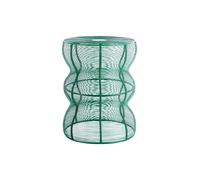 Leitmotiv Table d'appoint Cuerda Onda - Vert - 30x30x41cm - Autre - Métal - Petite table - Table basse - Table de chevet - Table de canapé - Convient pour le salon et la chambre à coucher