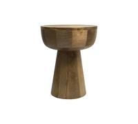 Leitmotiv Table d'appoint Imaculo - Naturel - 35x35x44cm - Ronde - Bois - Petite table - Table basse - Table de chevet - Table de canapé - Convient pour le salon et la chambre à coucher