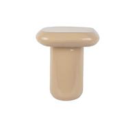 Leitmotiv Table d'appoint Roca High - Marron - 40x40x45cm - Carré - Métal - Petite table - Table basse - Table de chevet - Table de canapé - Convient pour le salon et la chambre à coucher