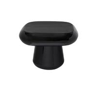 Leitmotiv Table d'appoint Roca - Noir - 49x49x36cm - Carré - Métal - Petite table - Table basse - Table de chevet - Table de canapé - Convient pour le salon et la chambre à coucher