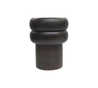 Leitmotiv Table d'appoint Senuelo - Marron - 35x35x45.5cm - Ronde - Bois - Petite table - Table basse - Table de chevet - Table de canapé - Convient pour le salon et la chambre à coucher