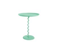 Leitmotiv Table latérale Zig Zag Large Bleu turquoise