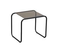 Leitmotiv Ventana - Table d'appoint - Noire - 50 x 40 x 45 cm - En métal - Table basse - Petite table pour salon et chambre à coucher
