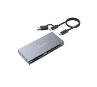 Leitor de Cartão CFexpress Tipo A 6 em 1 USB3.2 Leitura Simultânea Vários Cartões SD/TF//XD/MS/CFe-A 10 GBps