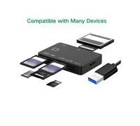 Leitor de CartãO Multifuncional USB 3.0 /XD/MS/SD/TF MemóRia 7 em 1 5Gbps para AcessóRios Laptop PC