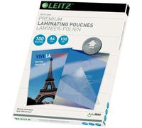 Leitz - 100 - brillant, cristal - A4 (210 x 297 mm) pochettes plastifiées