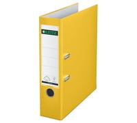 Leitz - 10105015 - Classeur à levier en carton - Format A4 - 600 feuilles - Etiquette 190 mm - Lot de 1 - Jaune