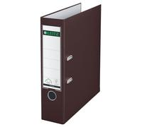 Leitz 10105075 Classeur Plastique 180° Format A4 et Dos Large avec Encoches - Marron