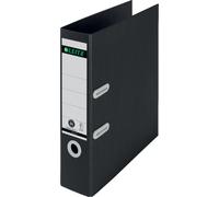 Leitz 1018-00-95 1018 Classeur de qualité Recycle 180° - A4, 80 mm, sans impact sur le climat, noir