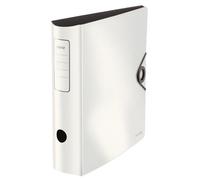 Leitz Classeur 10471001 A4 180° dos arrondi 8,2 cm 500 feuilles fermeture élastique polymousse blanc