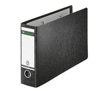 Leitz 10740000 classeur en carton dur 180° pour format a4 orientation paysage (noir) Noir G