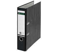 Leitz - 10805095 - Classeur à levier en carton - Format A4 - 600 feuilles - Dos de 80 mm - Etiquette 110 mm - Lot de 1 - Noir