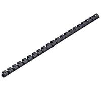 Leitz Din A4 21 Round Rings 145 Sheets Plastic Comb 16 Mm 100 Units Noir