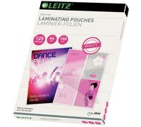 Leitz - 125 microns - transparent brillant - 216 x 303 mm pochettes plastifiées