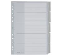 Leitz 12710085 Dividers for A4 Cardboard Cover and 5 Plastic Dividers Tabs with
