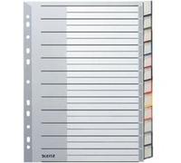Leitz 12740000 trieur blanko a4 12 onglets en polypropylène (gris) esselte-leitz G