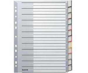 Leitz 12740000 trieur blanko a4 12 onglets en polypropylène (gris) esselte-leitz G