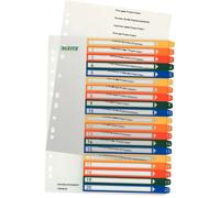 Leitz 1296 Répertoire DIN A4 1-20 polypropylène multicolore 20 onglets