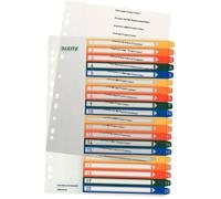 Leitz 1296 Répertoire DIN A4 1-20 polypropylène multicolore 20 onglets extra-large, imprimable 12960000