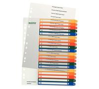 Leitz 12960000 intercalaire de classement Onglet avec index numérique Polypropylène (PP) Multicolore