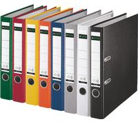 Leitz 180° Plastic Lever Arch File, 55 mm, 320 mm, 440 g, noir